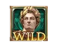 - รูปสัญลักษณ์ WILD ของเกม Roma Legacy