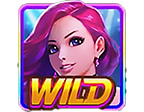 - รูปสัญลักษณ์ WILD ของเกม Rock Beauty