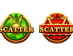 - สัญลักษณ์พิเศษ กงล้อ Scatter เกม Money Coming