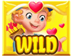 - รูปสัญลักษณ์ WILD ของเกม Cupid is Garden