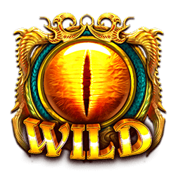 สัญลักษณ์ WILD สล็อต Dragon Kingdom Eyes of Fire