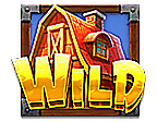 สัญลักษณ์ WILD สล็อต Barnyard Megahays Megaways